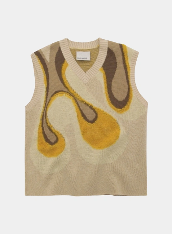 Жилет ACMH Column Vest Ecru Waves