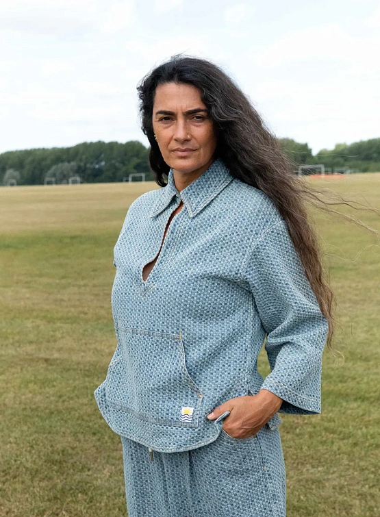 Женская рубашка LF Markey Jasper Tunic Sky Seersucker