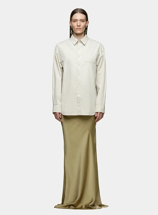 Рубашка entire studios Giant Ivory