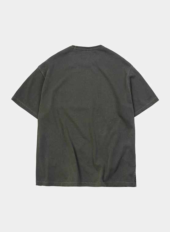 Футболка FrizmWORKS OG Pigment Dyeing Half Tee Olive