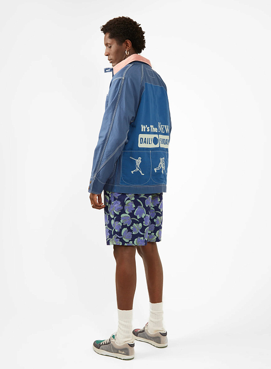 Овершот Garbstore Paperclip Jacket Blue