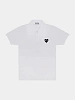 Поло Comme des Garcons Play Black Heart White