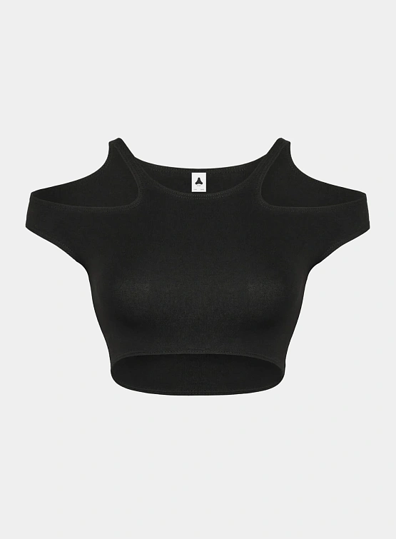 Женский топ XSAI Holey Top Dusty Black