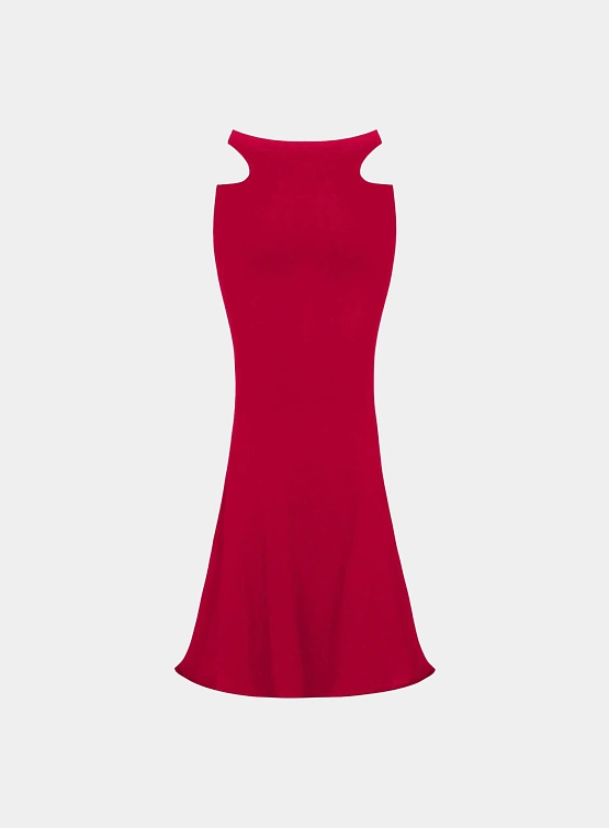 Женская юбка XSAI Holey Carmine