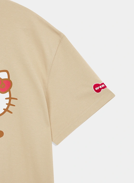 Футболка OPEN YY Hello Kitty x YY T-Shirt Beige