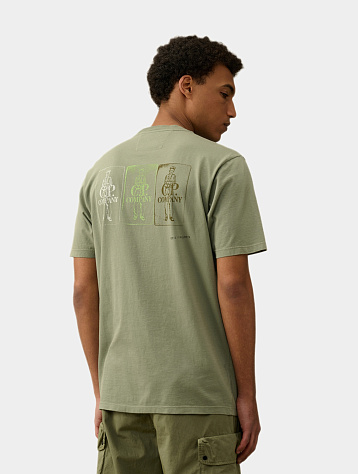 Футболка C.P. Company 24/1 Jersey Three Agave Green