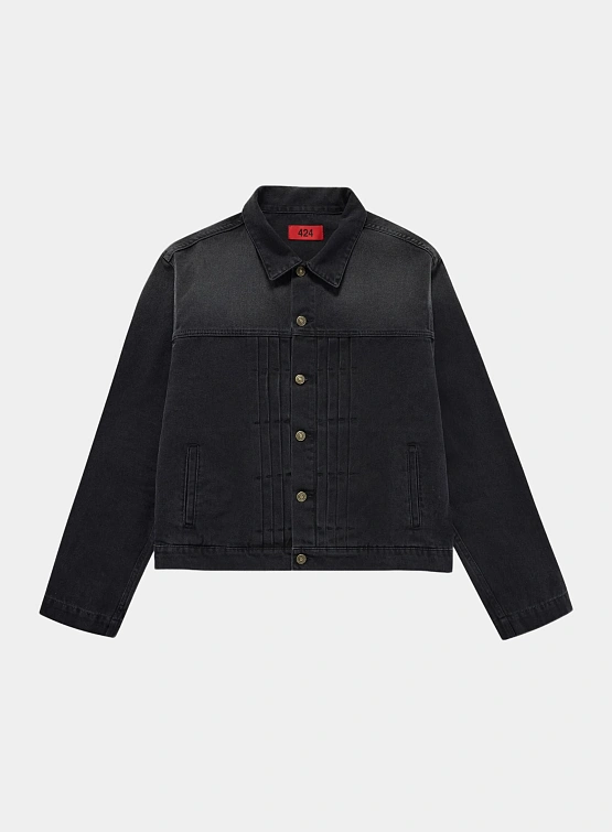 Джинсовая куртка 424 Denim Trucker Skou Llight Black