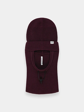 Балаклава C.P. Company Re-Wool Beanie Potent Purple