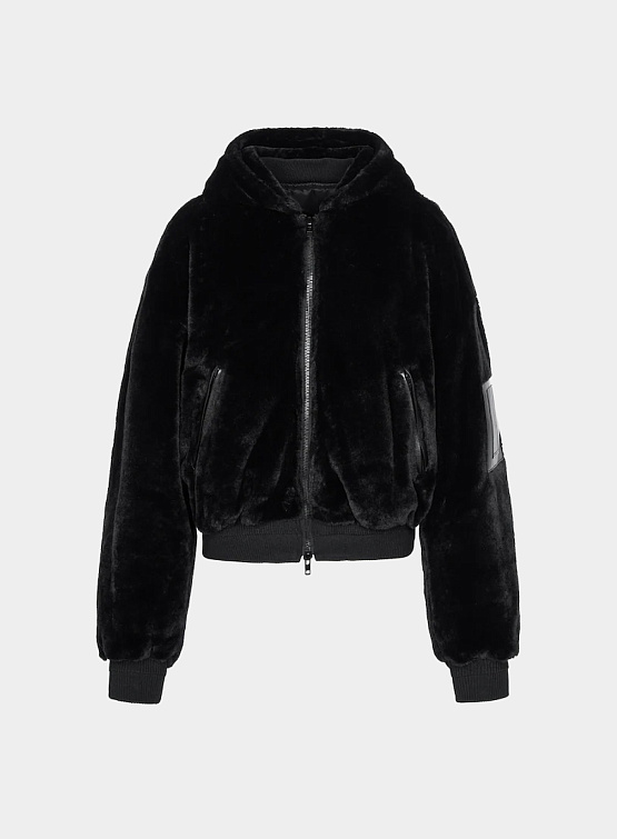 Женский бомбер JUUN.J Reversible MA-1 Hoodie Jumper Black