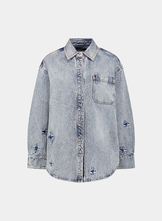 Женская Рубашка Ksubi Oversized Shirt Klassic Kraftwerk