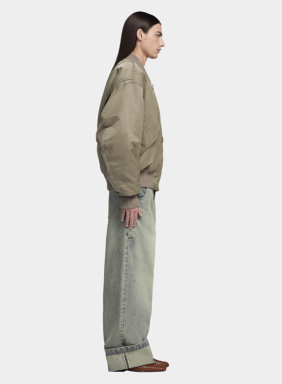 Бомбер entire studios Broad Bomber Smoked Cream