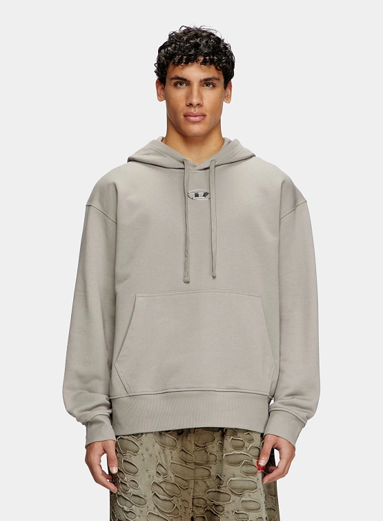 Худи Diesel S-Macs-Hood-Od Felpa Grey