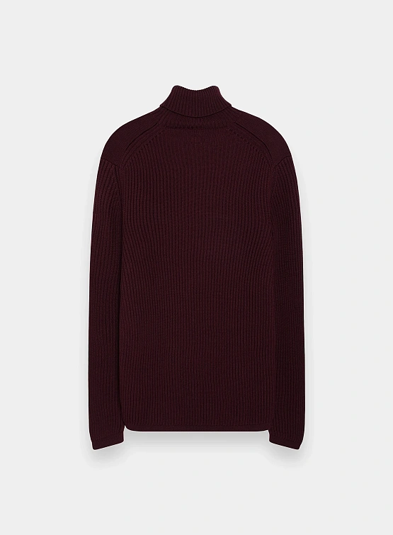 Свитер C.P. Company Re-Wool Funnel Neck Potent Purple