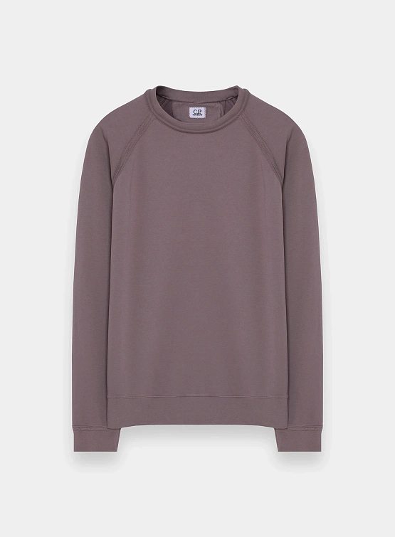 Свитшот C.P. Company Light Fleece Logo Purple Dove