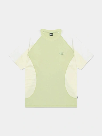 Футболка LMC Curved Line Tee Lime