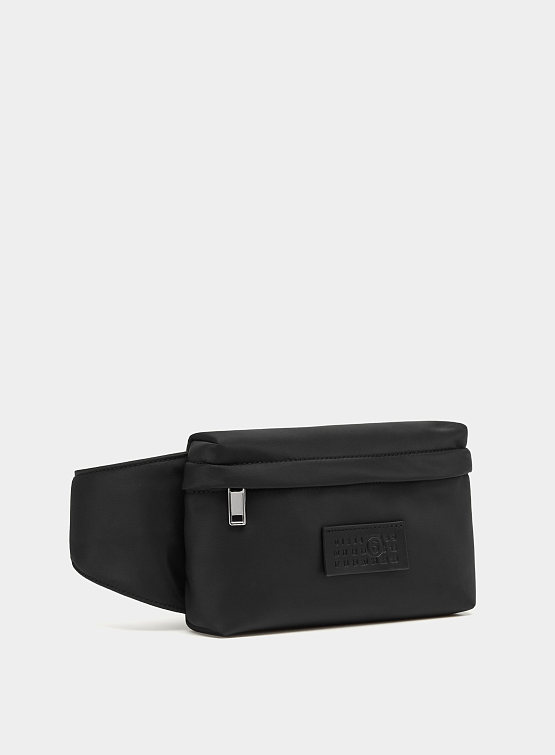 Сумка MM6 Maison Margiela Logo Patch Belt Bag Black