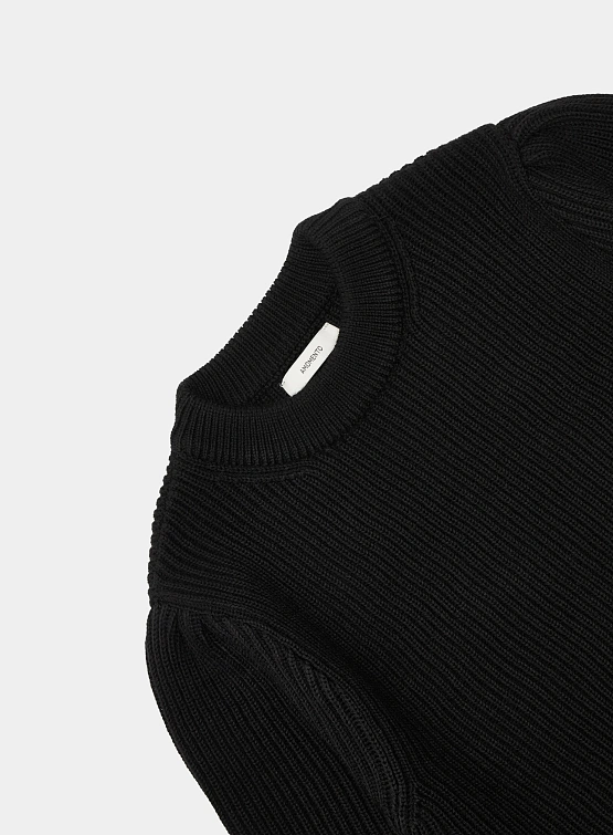 Женский свитер AMOMENTO Half Neck Knit Black