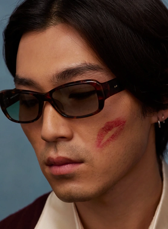 Очки Bonnie Clyde Sugar Tortoise & Green Gradient