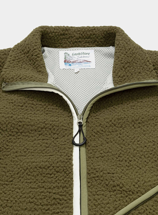 Флисовая куртка Garbstore Zip up Fleece Olive