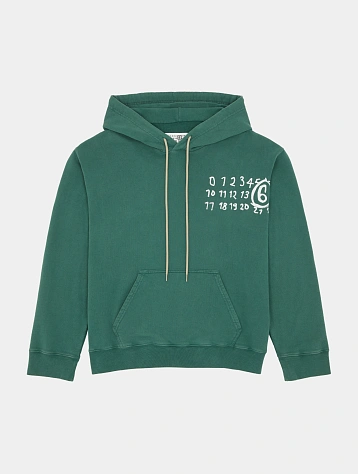 Худи MM6 Maison Margiela Numeric Artwork Green