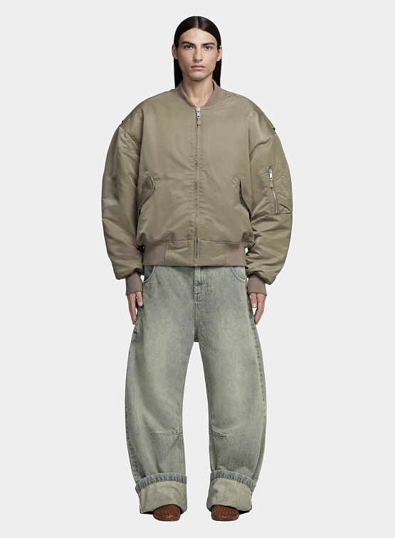 Бомбер entire studios Broad Bomber Smoked Cream