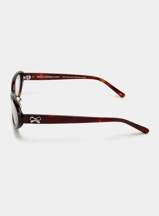Очки Bonnie Clyde Blouse Red Tortoise & Clear Lens