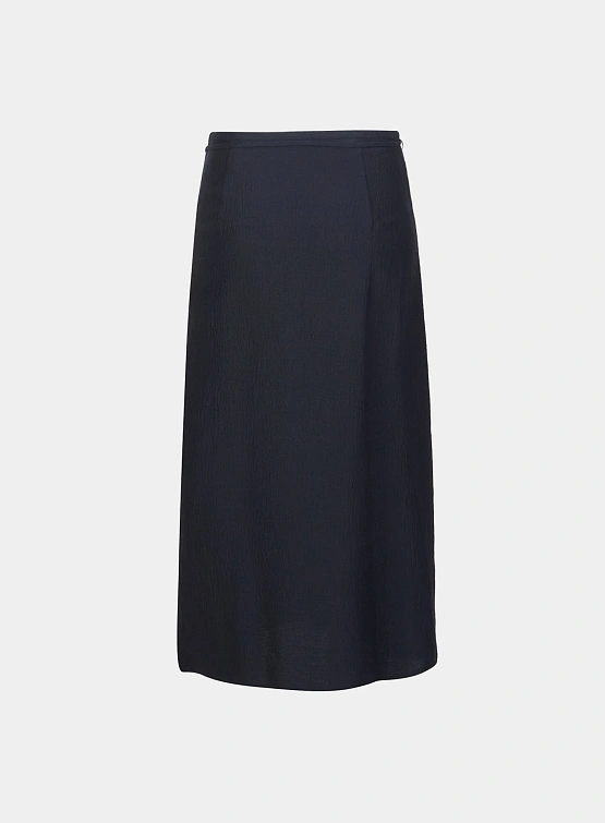 Женская юбка LE17SEPTEMBRE Crinkled Fluid Skirt Navy
