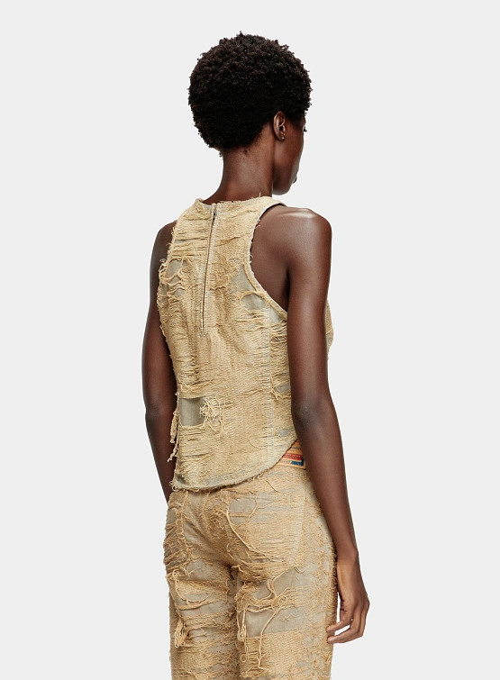 Женский топ Diesel De-Astro-Fsg Beige