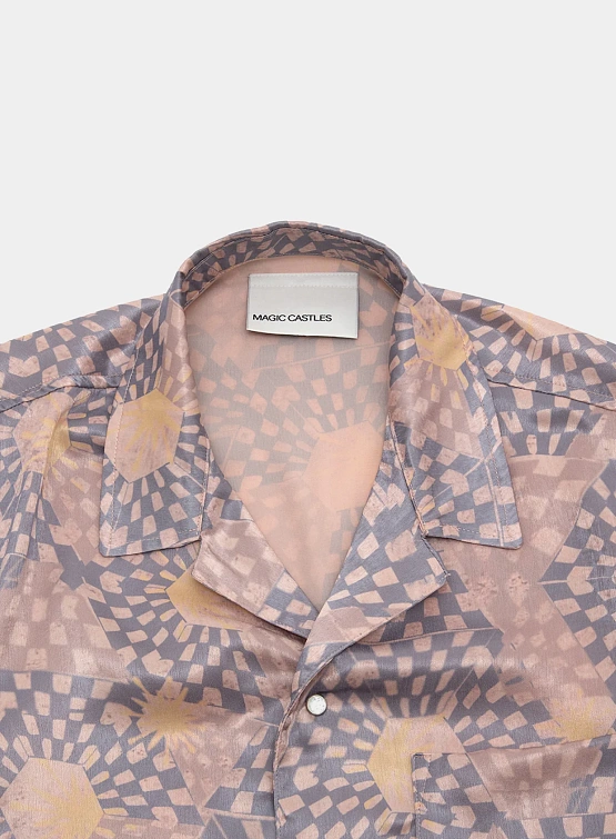 Рубашка ACMH SS Wave Warped Honeycomb Print