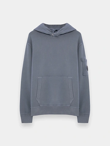 Худи C.P. Company Cotton Diagonal Fleece Resist Stormy Weather