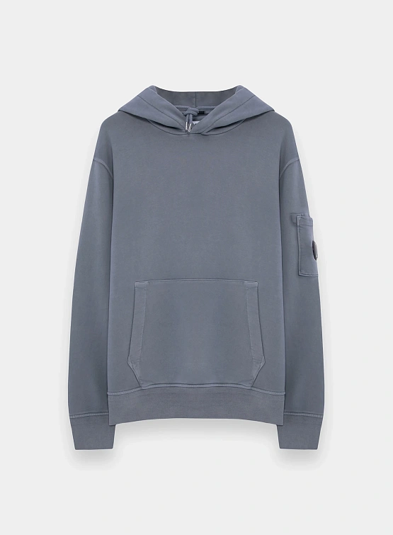 Худи C.P. Company Cotton Diagonal Fleece Resist Stormy Weather