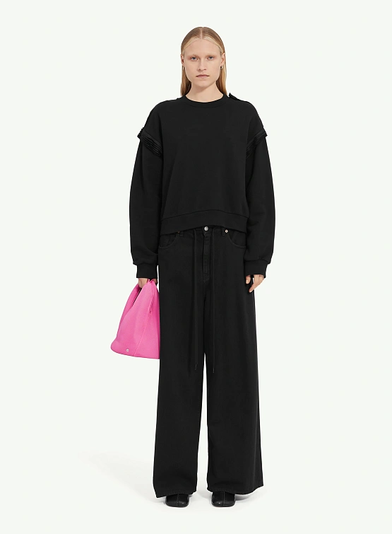 Женские джинсы MM6 Maison Margiela Wide Leg Black