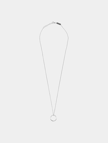 Ожерелье Maison Margiela Logo Ring Silver