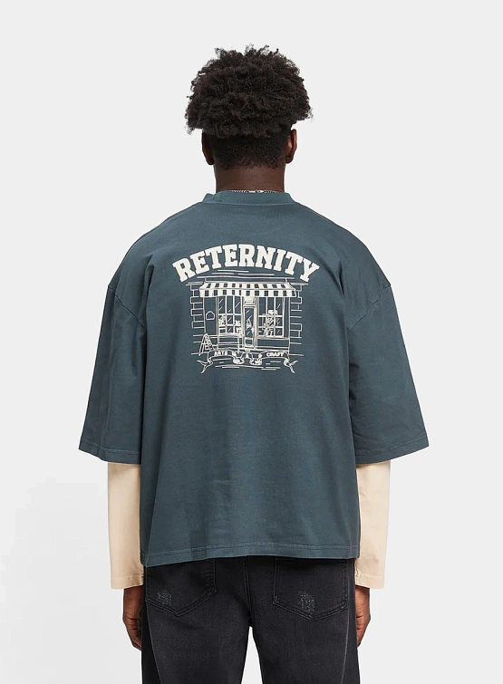 Лонгслив RETERNITY Layered Washed Grey/Cream