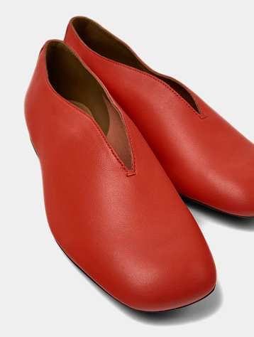 Женские балетки Camper Casi Myra Leather Red