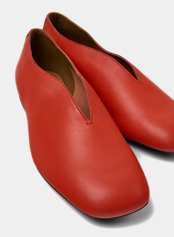 Женские балетки Camper Casi Myra Leather Red