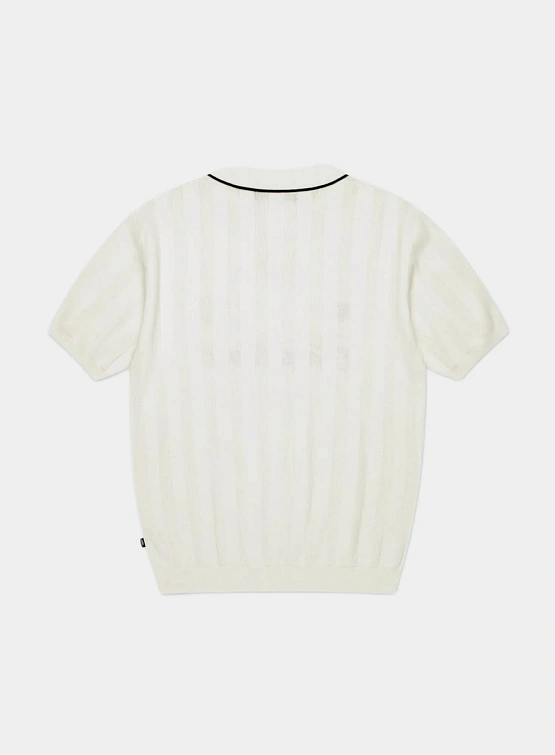 Поло LMC Mesh Knit Polo Shirt Ivory