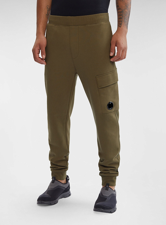 Брюки C.P. Company Diagonal Raised Fleece Butternut