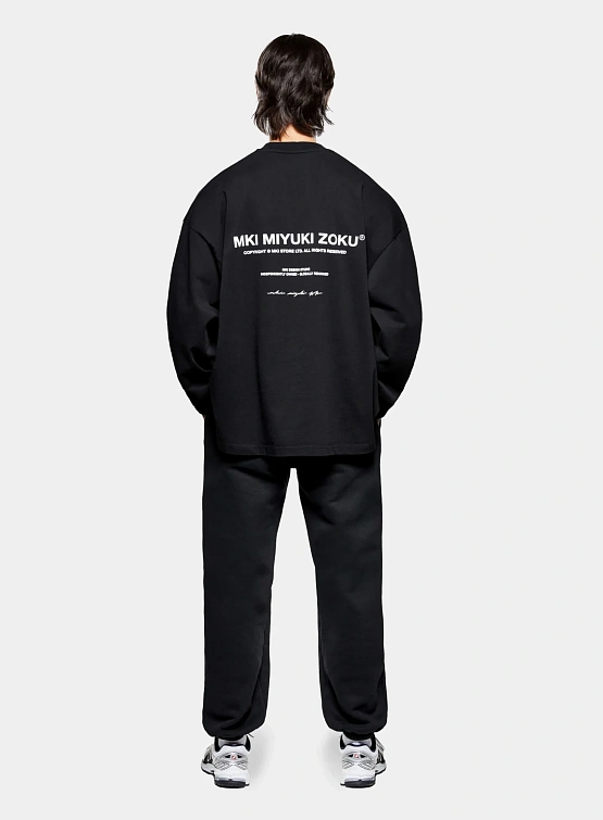 Лонгслив MKI MIYUKI ZOKU Design Studio L/S Black