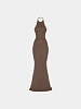 Женское платье XSAI Apron Dress Taupe