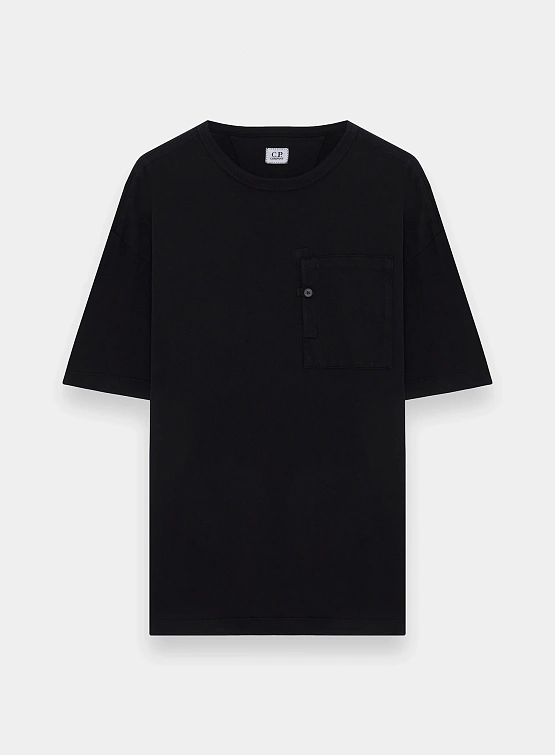 Футболка C.P. Company 20/1 Jersey Black