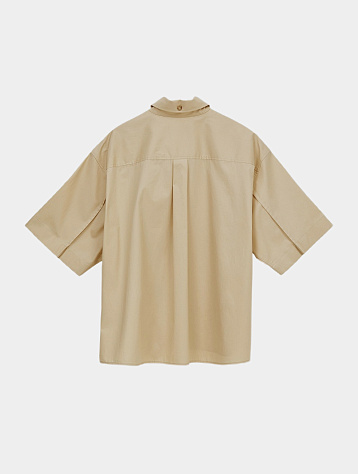 Рубашка Recto Over Crop Boat Shirt Light Beige