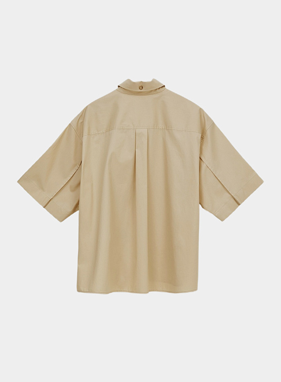 Рубашка Recto Over Crop Boat Shirt Light Beige