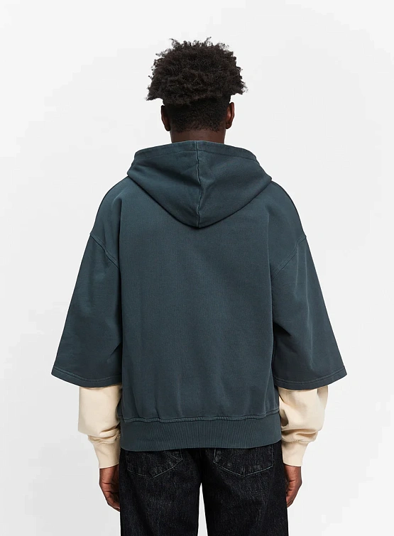 Зип-худи RETERNITY Layered Washed Grey/Cream