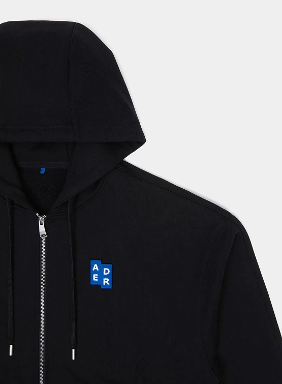 Зип-худи ADERERROR Sig; BL Tag 02 Black