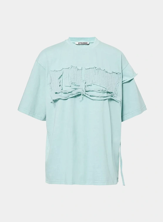 Женская Футболка Ottolinger Distressed Oversized Blue