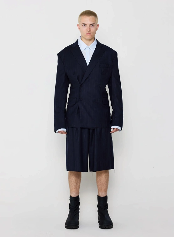 Шорты 424 Classic Shorts Pinstripes Blue