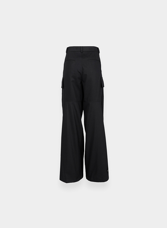 Брюки System Cargo Pocket Wide Pants Black