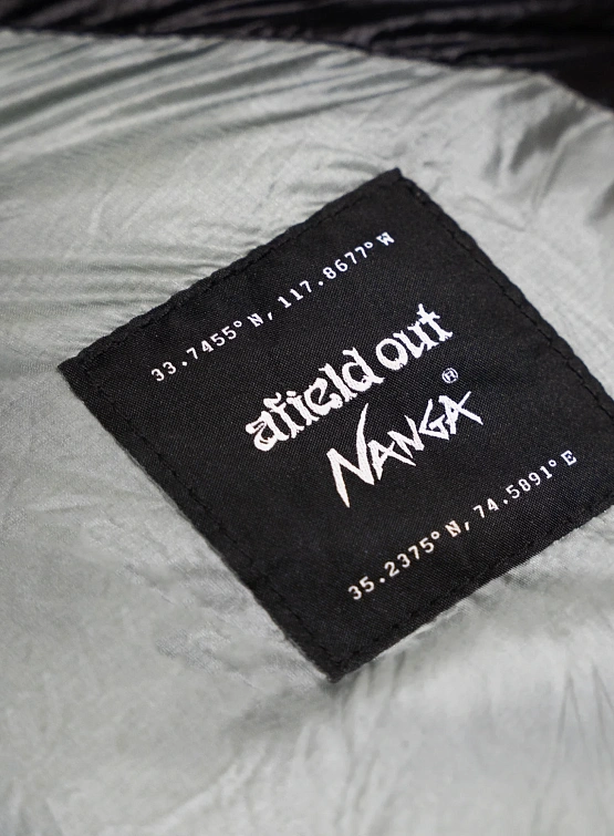 Спальный мешок Afield Out x Nanga Aurora Light 350 Sleeping Black