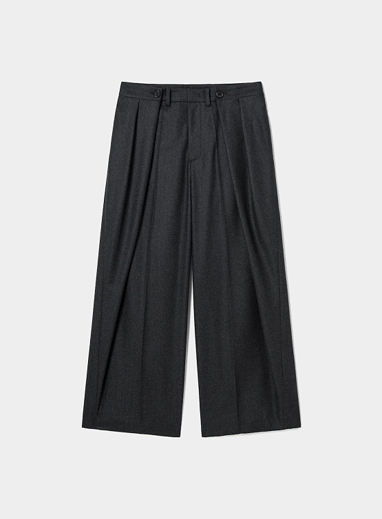 Брюки JUUN.J Transformable Multi-Tuck Wool Grey